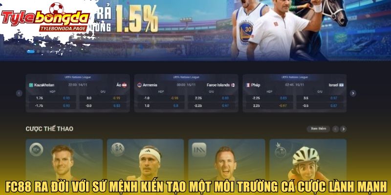 Fc88 ra đời với sứ mệnh kiến tạo một môi trường cá cược lành mạnh