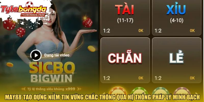 May88 tạo dựng niềm tin vững chắc thông qua hệ thống pháp lý minh bạch