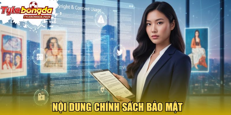  Nội dung chính sách bảo mật