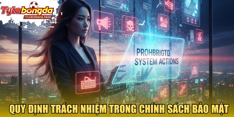 Quy định trách nhiệm trong chính sách bảo mật
