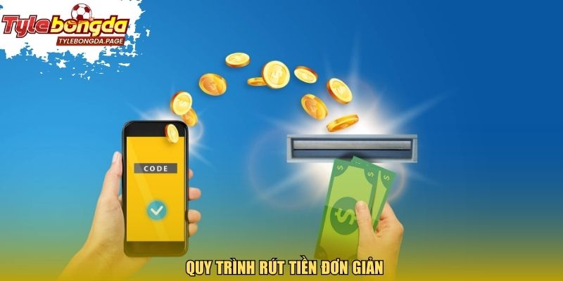  Quy trình rút tiền đơn giản